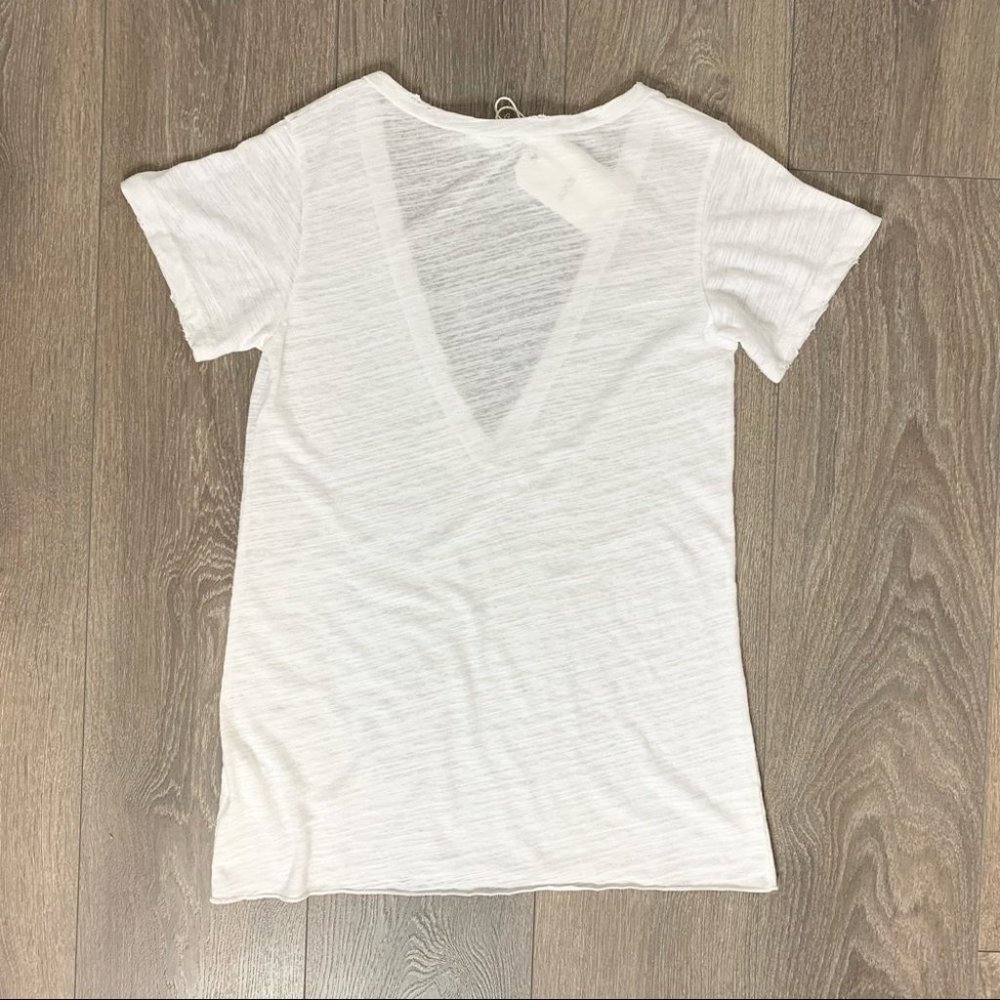 LNA Extreme V Tee T-Shirt White Size XS - Picture 10 of 10